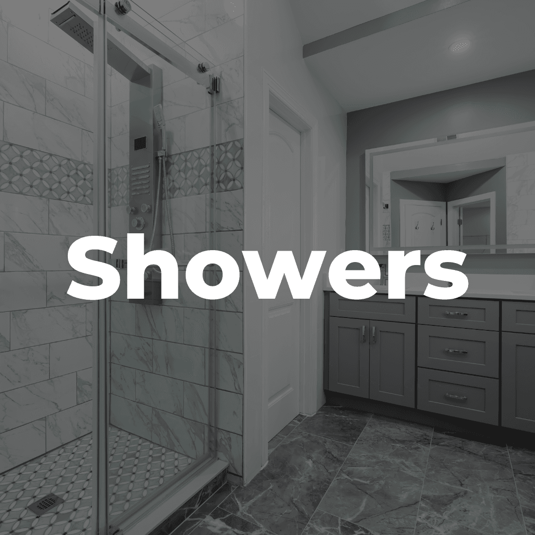 Showers flooring installed by Amcor Carpets in Phoenix, AZ